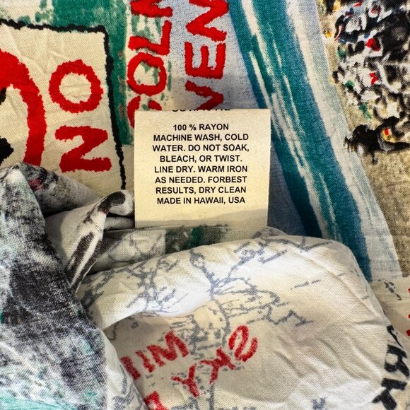 FAST JAMS by JAMS WORLD Hawaiian Aloha Short Sleeve Shirt 6 Days in Baja XXL NWT - Picture 5 of 8